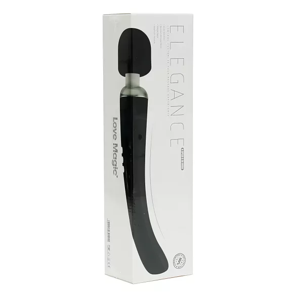 Love Magic Elegance Wand - vibratore massaggiante ricaricabile nero