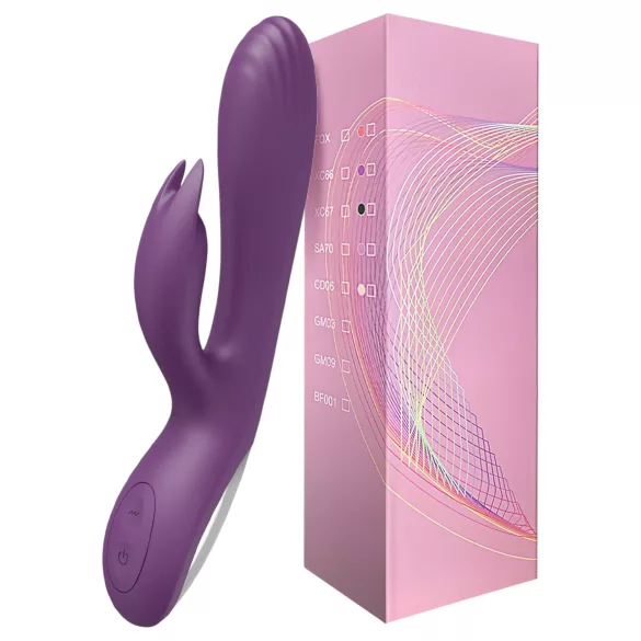 AlvUp - vibratore punto G con coniglietto - silicone viola