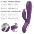 AlvUp - vibratore punto G con coniglietto - silicone viola