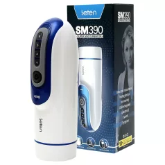   Leten SM390 - masturbatore maschile riscaldante con suono - bianco