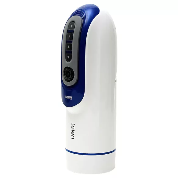 Leten SM390 - masturbatore maschile riscaldante con suono - bianco