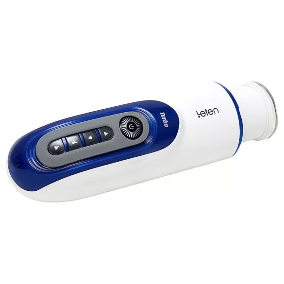 Leten SM390 - masturbatore maschile riscaldante con suono - bianco