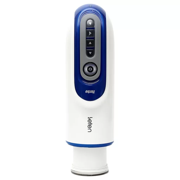 Leten SM390 - masturbatore maschile riscaldante con suono - bianco