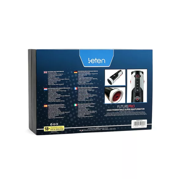 LETEN SM FUTURE PRO - scaldino elettrico, masturbatore su e giù