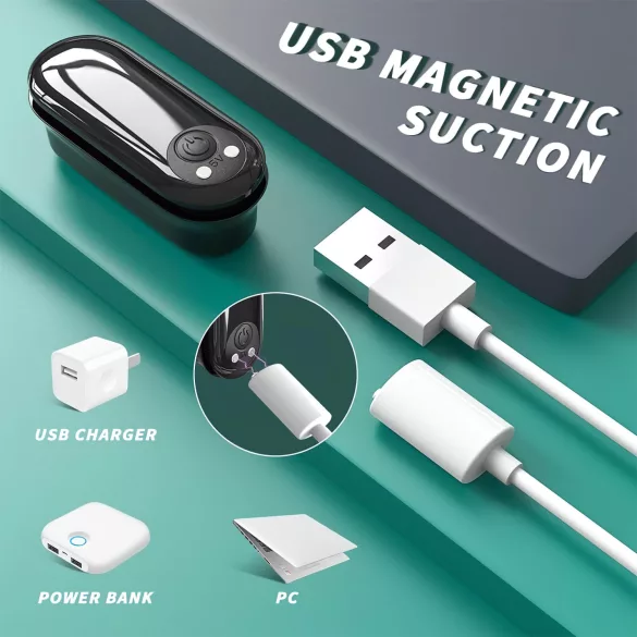 Sex HD - set vibratore 4 pezzi ricaricabile con telecomando - verde