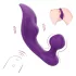 Sex HD Chomper - vibratore clitoride e anale impermeabile - silicone viola