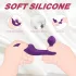 Sex HD Chomper - vibratore clitoride e anale impermeabile - silicone viola