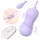 Sex HD Twist Egg - masturbatore vibrante a spinta - viola