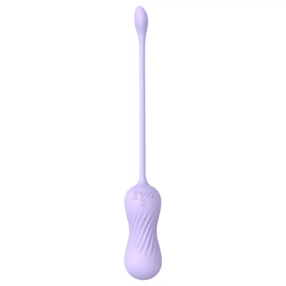 Sex HD Twist Egg - masturbatore vibrante a spinta - viola