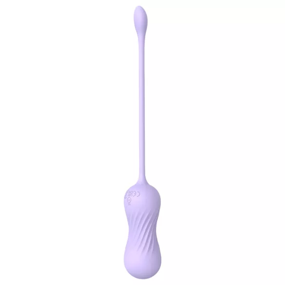 Sex HD Twist Egg - masturbatore vibrante a spinta - viola