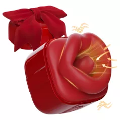 SEX HD - vibratore lecca-succhia clitoride - rosso