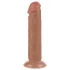 Lovetoy Sliding-Skin - dildo realistico ventosa - doppio strato 20cm naturale