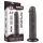 Lovetoy Sliding-Skin - dildo realistico doppio strato con ventosa 20cm marrone