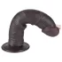 Lovetoy Sliding-Skin - dildo realistico doppio strato con ventosa 20cm marrone