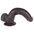 Lovetoy - dildo doppio strato con ventosa - 20,8 cm - marrone