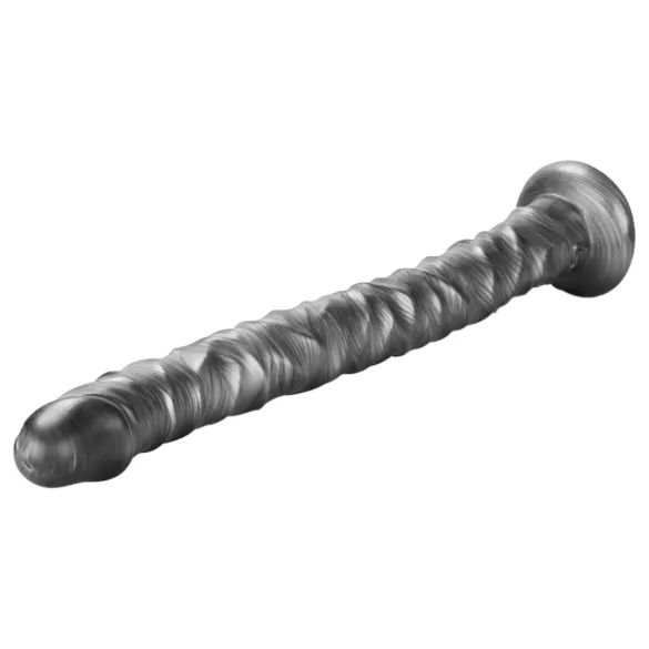 Lovetoy King Sized - vibratore extra grande - 40,5 cm - grigio