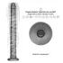 Lovetoy King Sized - vibratore extra grande - 40,5 cm - grigio