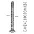 Lovetoy Re del Piacere - extra grande vibratore - 40,5 cm (grigio)