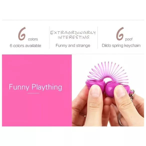 Roomfun - portachiavi divertente a forma di pene (nero)