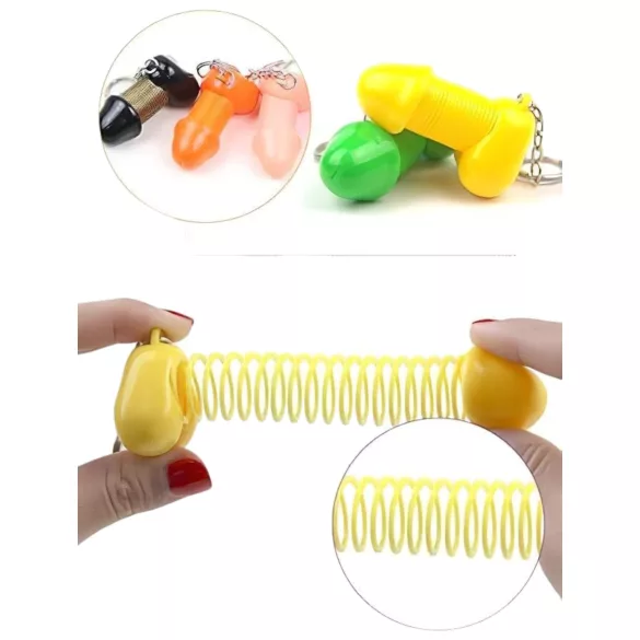Roomfun - portachiavi divertente a forma di pene (verde)
