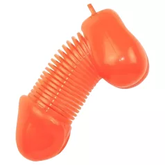 Roomfun - portachiavi a forma di pene divertente (arancione)