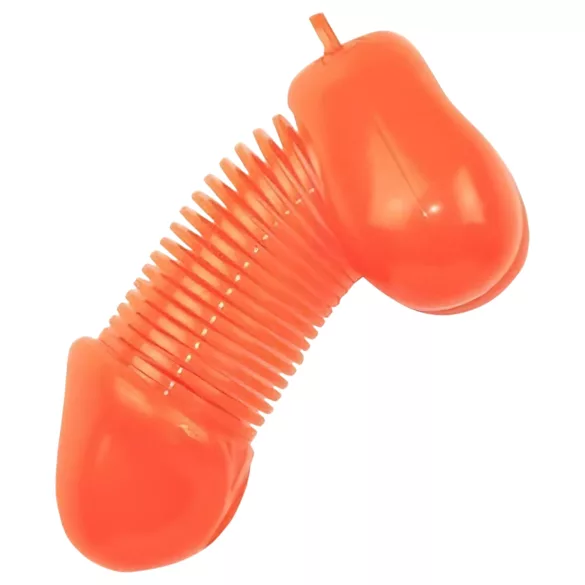 Roomfun - portachiavi a forma di pene divertente (arancione)
