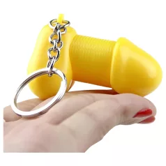Roomfun - portachiavi divertente a forma di pene (giallo)