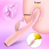 AlvUp - vibratore punto G con stimolatore clitorideo - silicone rosa