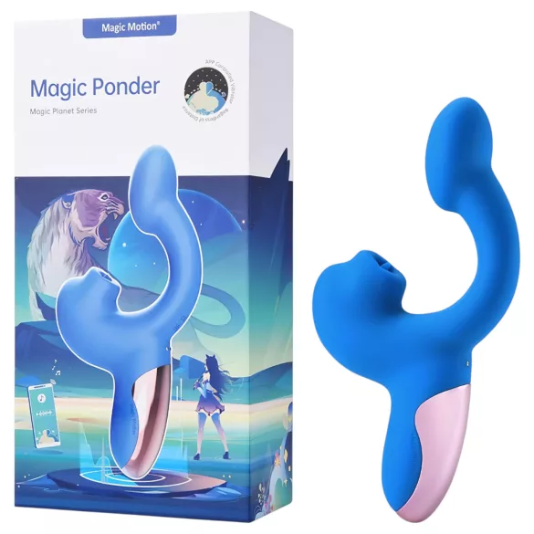 Magic Motion Magic Ponder - vibratore rabbit 2in1 clitoride e punto G