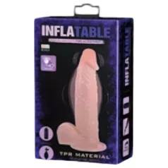   Baile Inflatable - vibratore realistico gonfiabile (color carne)