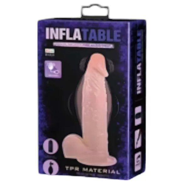Baile Inflatable - vibratore realistico gonfiabile - colore naturale