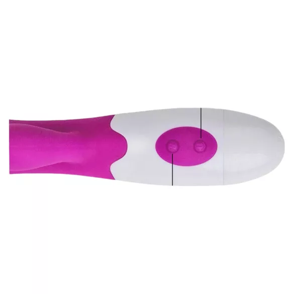 Pretty Love Snappy - vibratore punto G con braccio clitorideo impermeabile (lilla)