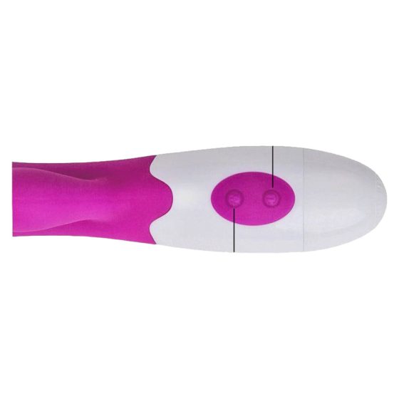 Pretty Love Snappy - Vibratore impermeabile per punto G con stimolatore clitorideo (viola)