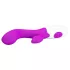 Pretty Love Brighty - vibratore punto G e clitoride - silicone viola