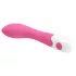 Pretty Love Bishop - vibratore punto G impermeabile - silicone rosa bianco