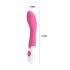 Pretty Love Bishop - vibratore punto G impermeabile - silicone rosa bianco
