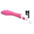 Pretty Love Bishop - vibratore punto G impermeabile - silicone rosa bianco