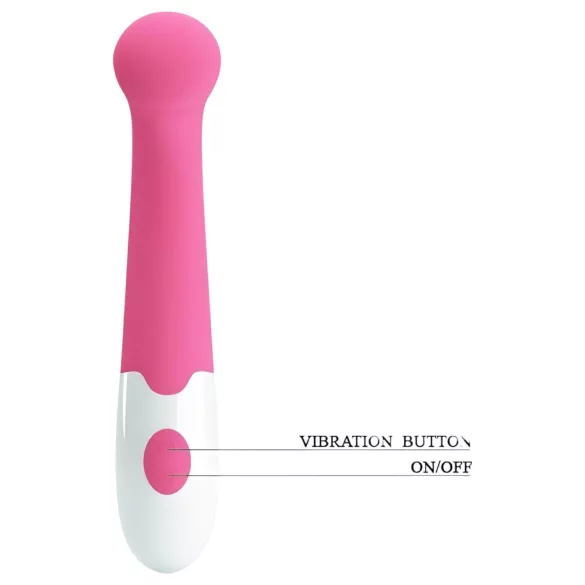 Pretty Love Charles - vibratore punto G impermeabile - silicone rosa