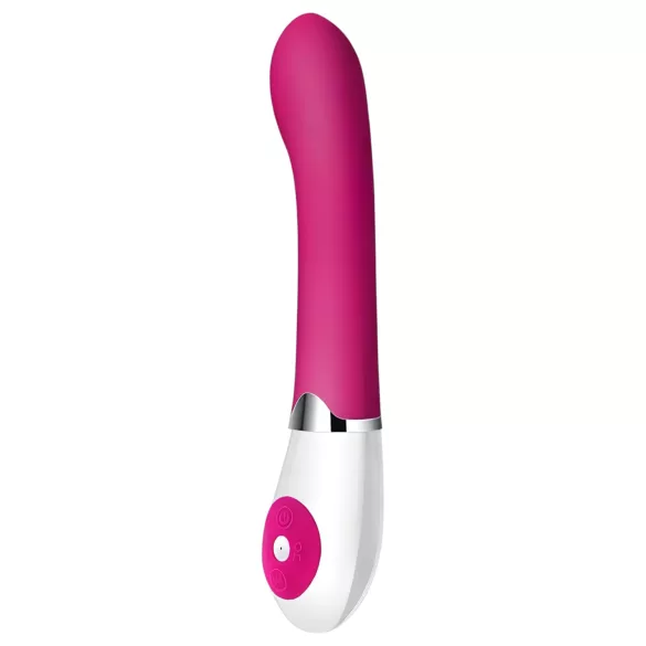 Pretty Love Daniel - vibratore punto G impermeabile - silicone rosa bianco