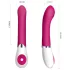 Pretty Love Daniel - vibratore punto G impermeabile - silicone rosa bianco