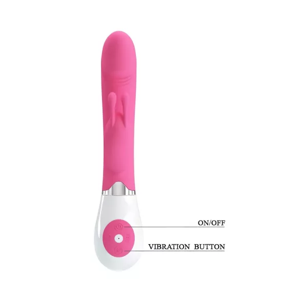 Pretty Love Gene - vibratore punto G impermeabile - silicone rosa