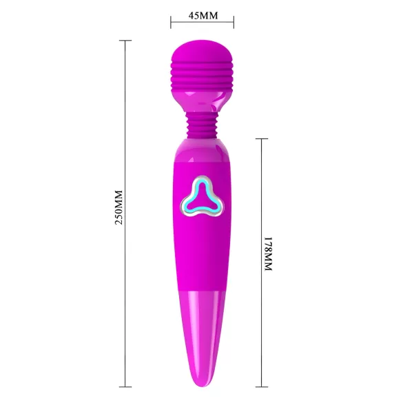 Pretty Love Wand - vibratore massaggiante ricaricabile - silicone viola