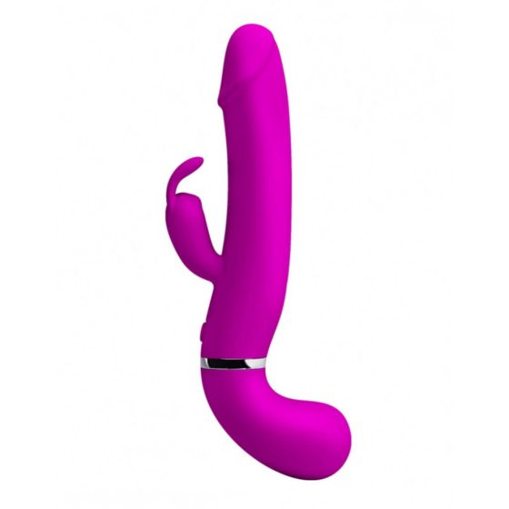 Pretty Love Henry - Vibratore ricaricabile per clitoride con braccio e funzione eiaculante (rosa)
