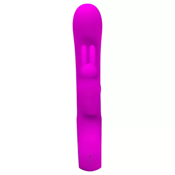 Pretty Love Webb - vibratore rabbit con stimolatore clitorideo - silicone rosa