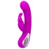 Pretty Love Webb - vibratore rabbit con stimolatore clitorideo - silicone rosa