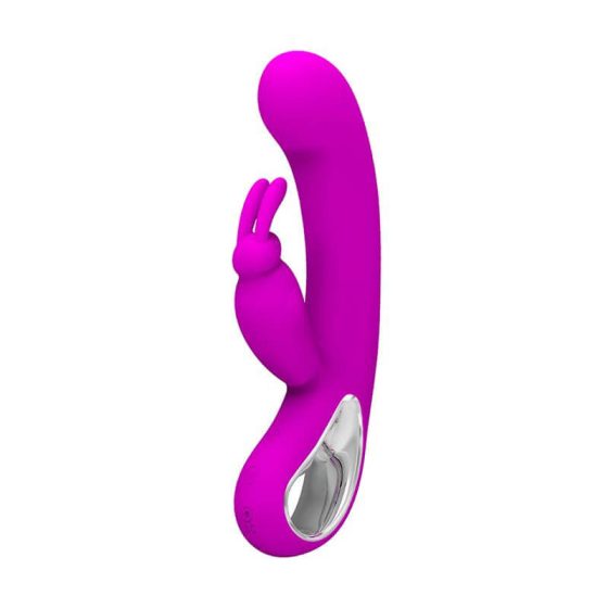 Pretty Love Webb - vibratore ricaricabile e impermeabile con stimolatore clitorideo (rosa)
