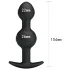 Pretty Love - dildo anale con pallina interna - nero