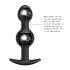 Pretty Love - dildo anale sferico interno (nero)