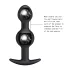 Pretty Love - dildo anale con pallina interna - nero