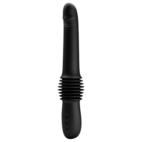Pretty Love Pazuzu - vibratore spingente glande (nero)